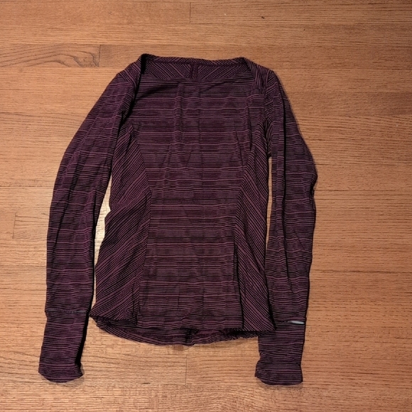 Lululemon - Kanto Catch Me Strong Long Sleeve Shirt In Plum - Picture 3 of 5